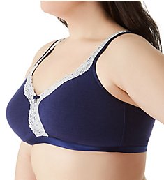 Curvy Couture Cotton Luxe Wire Free Bralette 1010