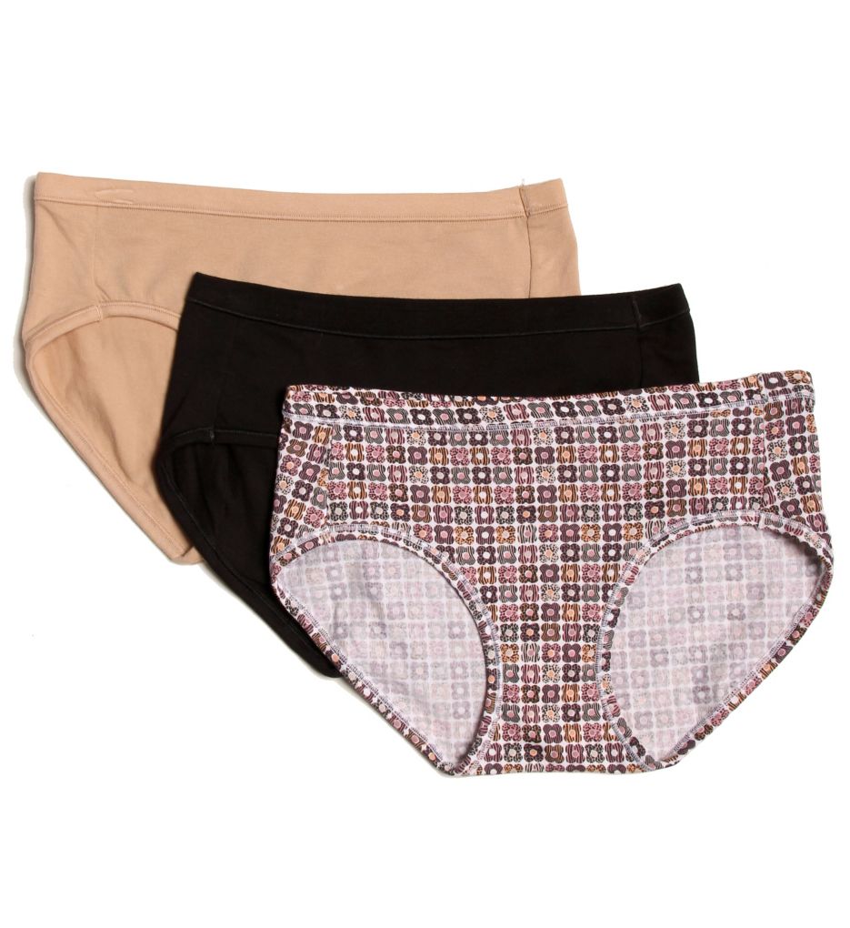 Hanes ComfortSoft Cotton Stretch Hipster Panty - 3 Pack ET41 Hanes ComfortSoft Cotton Stretch Hipster Panty - 3 Pack ET41