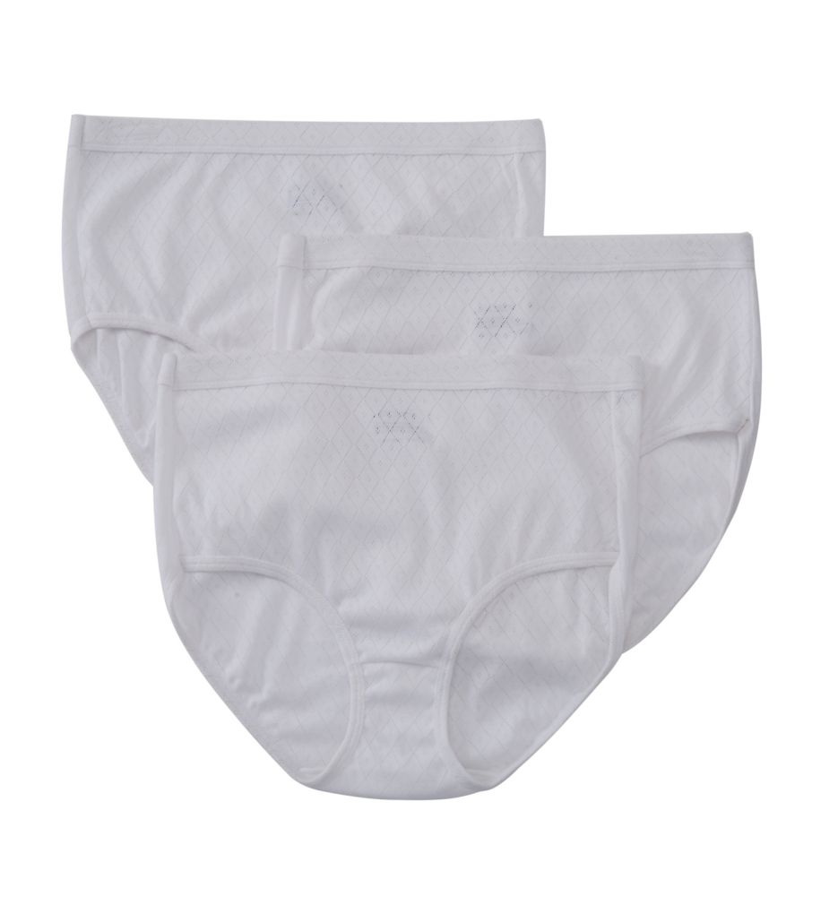 Jockey Elance Breathe Brief Panty- 3 Pack 1542 Jockey Elance Breathe Brief Panty- 3 Pack 1542