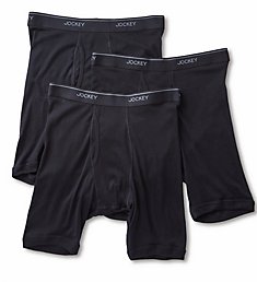 Jockey Stay Cool Plus Midway Boxer Briefs - 3 Pack 8104