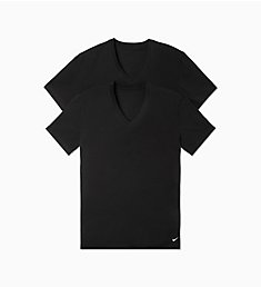 Nike Everyday Stretch V-Neck T-Shirts - 2 Pack KE1009