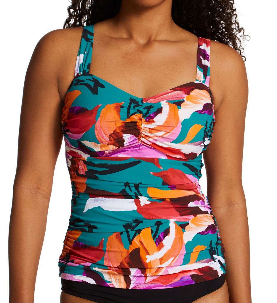 Profile by Gottex Sugar And Spice Underwire D Cup Tankini Swim Top SS1D18