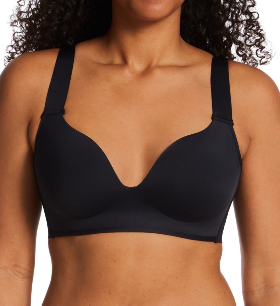 Rhonda Shear Plunge Wireless Bra with Adjustable Straps 685