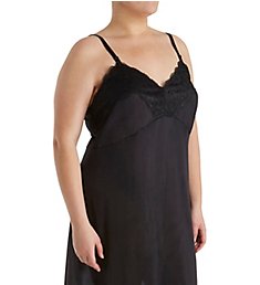 Shadowline Plus Size Full Slip with Wide Lace 1360