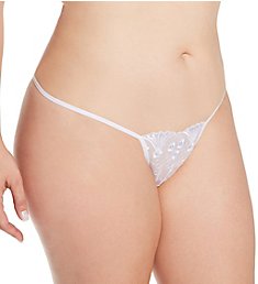 Shirley of Hollywood Plus Size Sequin Embroidered Thong X66