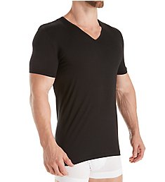 Zimmerli Pure Comfort Cotton Stretch V Neck T-Shirt 1721462