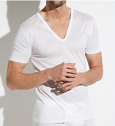 Zimmerli Royal Classic Deep V-Neck T-Shirt 2528124 Zimmerli Royal Classic Deep V-Neck T-Shirt 2528124